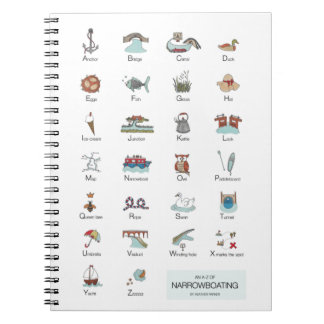 Een A-Z van narrowboetserend notitieboek