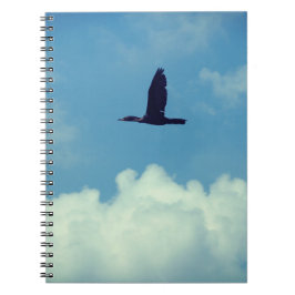 Een Aalscholver in Vlucht Notitieboek