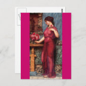 Een aanbod aan Venus - Godward Briefkaart (Voorkant / Achterkant)