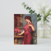 Een aanbod aan venusolieschilderijen briefkaart (Staand voorkant)