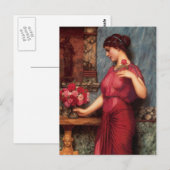 Een aanbod aan venusolieschilderijen briefkaart (Voorkant / Achterkant)