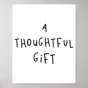 Een Aandachtig Cadeau Grappig Cadeau Poster