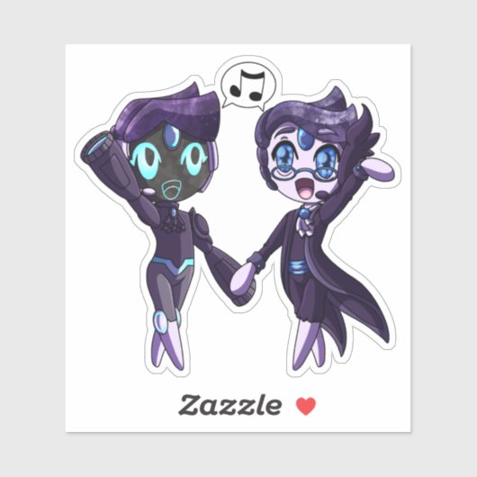 Een Aangenaam Duet Sticker (Vel)