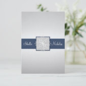 Een aangepast ontwerp voor Shelbi Perkins - RSVP-k RSVP Kaartje (Staand voorkant)