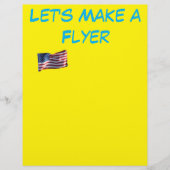 Een aangepaste flyer (Voorkant)