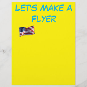 Een aangepaste flyer