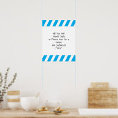 Een aangepaste prijsopgave toevoegen: diagonaal st poster (Keuken)