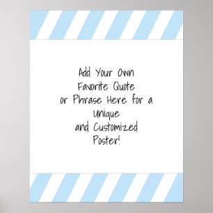 Een aangepaste prijsopgave toevoegen Diagonaal str Poster