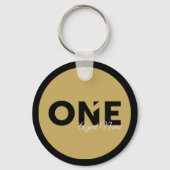 EÉN aangepaste Sleutelhanger (Voorkant)