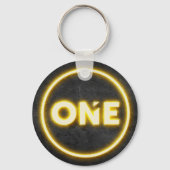 EÉN aangepaste Sleutelhanger (Achterkant)