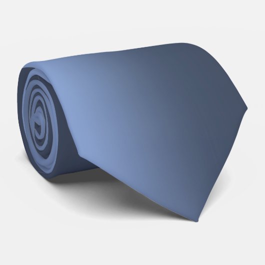 Een aangepaste stropdas donkerblauw van kleur (Opgerold)