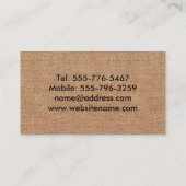 Een aangepaste Visitekaartje voor hart en pijlen M (Achterkant)