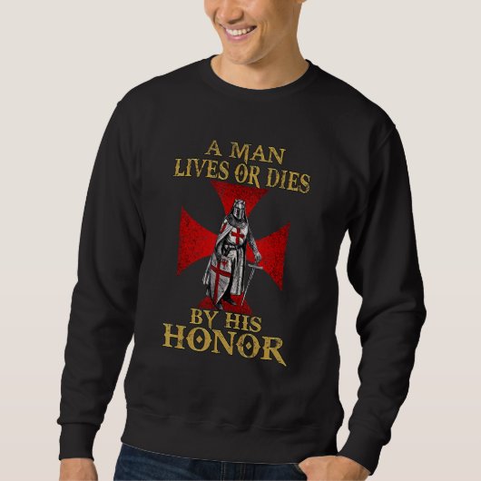 Een aankomst van Christus Crusader Knight Templar Trui (Voorkant)