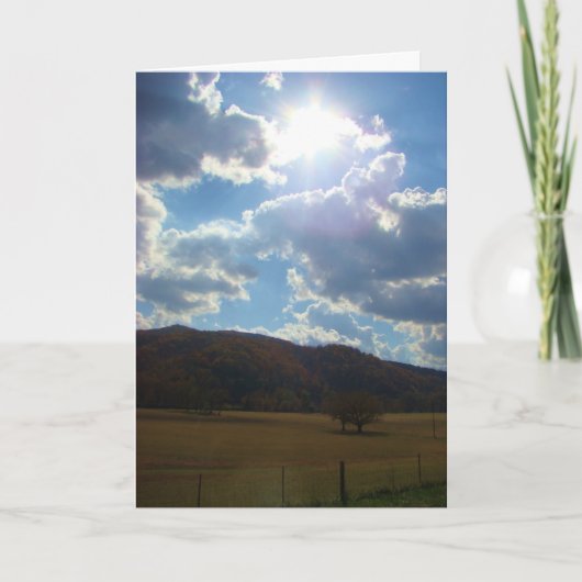 Een aanmoedigingskaart bedankkaart (Voorkant)