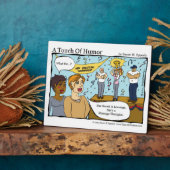 "Een aanraking met Humor" Massage Therapist Arm Wr Fotoplaat (Zijkant)