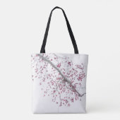 Een aanraking met roze bladeren tote bag (Achterkant)