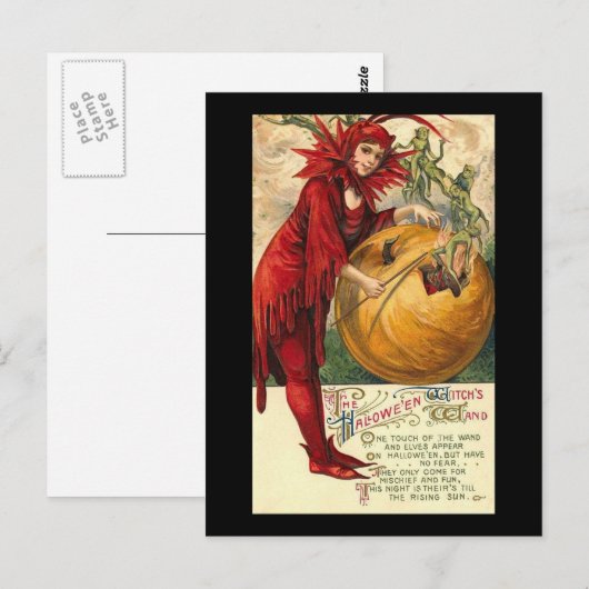 Eén aanraking van de aarde briefkaart (Voorkant / Achterkant)