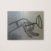 Een aanraking van de Schuif van de Klasse met de D Legpuzzel (Horizontaal)