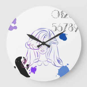 Een aanraking van de Spletters van de Waterverf va Grote Klok