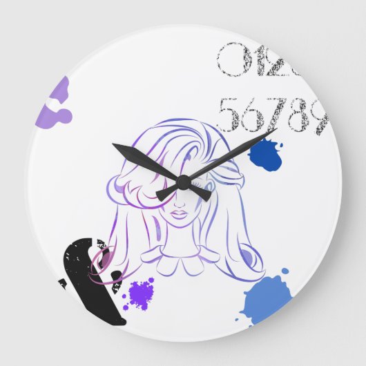 Een aanraking van de Spletters van de Waterverf va Grote Klok (Voorkant)