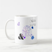 Een aanraking van de Spletters van de Waterverf va Koffiemok (Links)