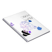 Een aanraking van de Spletters van de Waterverf va Notitieboek (Rechterzijde)