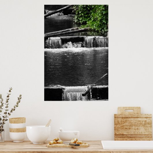 Een aanraking van Groen Poster (Keuken)