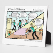 "Een aanraking van Humor" achter de scènes Massage Fotoplaat (Zijkant)