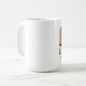 "Een aanraking van Humor" Tijdsruimte zonder omhaa Koffiemok (Voorkant links)