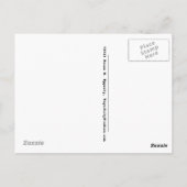 "Een aanraking van Humor" Unshaven Legs Comic Briefkaart (Achterkant)