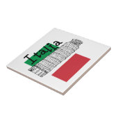 Een aanraking van Italië Tegeltje (Zijkant)