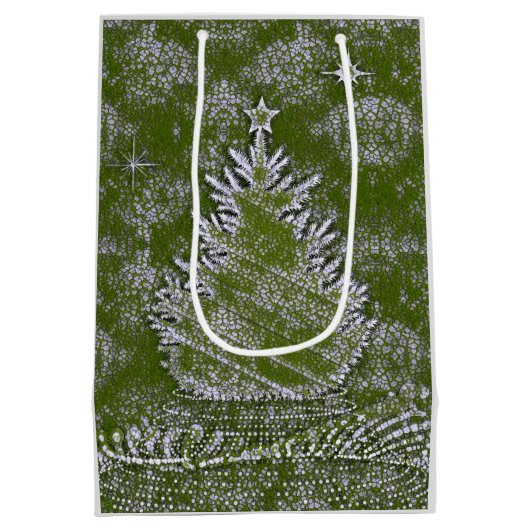 Een aanraking van sneeuw medium cadeauzakje (Achterkant)