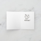 Een aansporingskaart bedankkaart (Binnen)