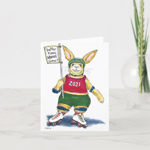 Een aansporingskaart bedankkaart