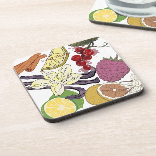 Een aanstekelijk iets dat de omgeving verrijkt bier onderzetter (Linkerzijde)