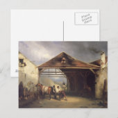 Een aansteker met een paard briefkaart (Voorkant / Achterkant)