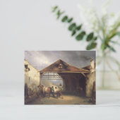 Een aansteker met een paard briefkaart (Staand voorkant)