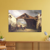 Een aansteker met een paard canvas afdruk (Insitu (Woonkamer))