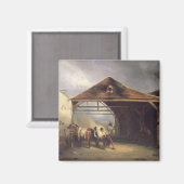 Een aansteker met een paard magneet (Voorkant / Achterkant)