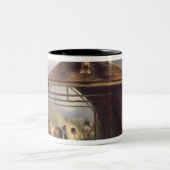 Een aansteker met een paard tweekleurige koffiemok (Center)