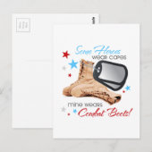 Een aantal helden Draag kapen, mijnenkruiwagens Briefkaart (Voorkant / Achterkant)