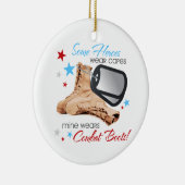 Een aantal helden Draag kapen, mijnenkruiwagens Keramisch Ornament (Rechts)