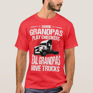 Een aantal opa's Play Checkker Grandpa T-shirt