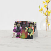 ** EEN AANTAL WENSEN VOOR HALLOWEEN** KAART (Gele Bloem)