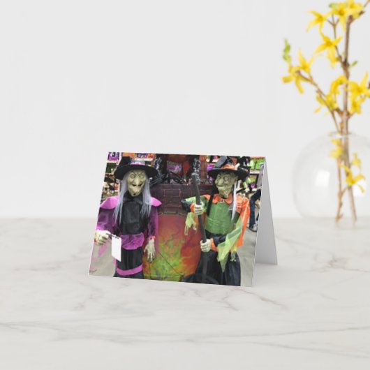 ** EEN AANTAL WENSEN VOOR HALLOWEEN** KAART (Gele Bloem)