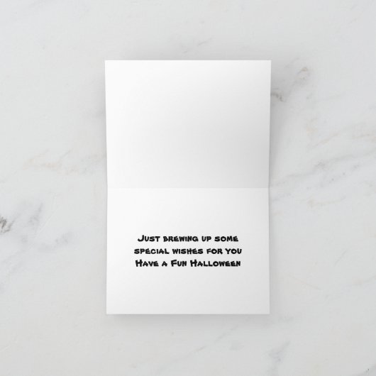 ** EEN AANTAL WENSEN VOOR HALLOWEEN** KAART (Binnen)