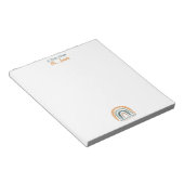 Een aantekening van het Inspirerend Rainbow Teache Notitieblok (Schuin)