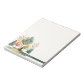 Een aantekening van het Schattige Botanisch Bos No Notitieblok (Linkerzijde)