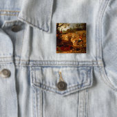 Een aantijging van de zomer vierkante button 5,1 cm (In situ)