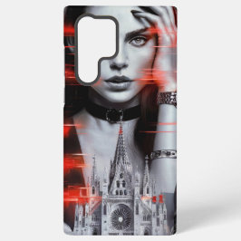 Een aantrekkelijke en mysterieuze vrouw ! samsung galaxy hoesje